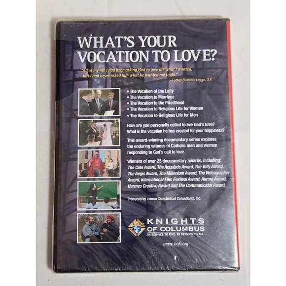 "Whats Your Vocation To Love?" DVD By Knights Of Columbus - Picture 3 of 3